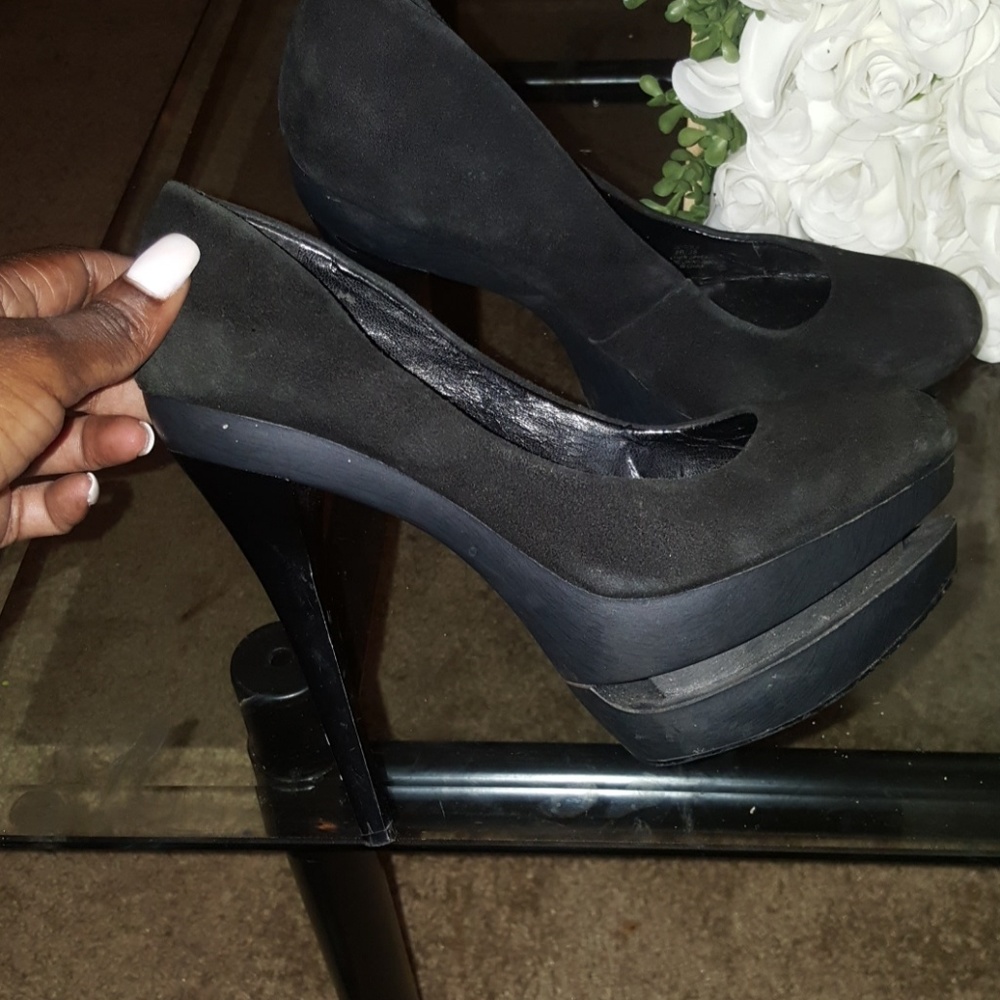 Black heels